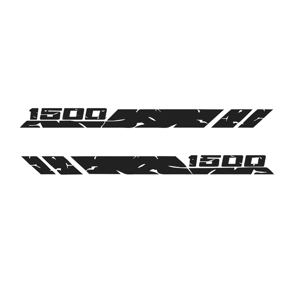 Kit de gráficos de calcomanías de vinilo puerta lateral deportiva para Dodge Ram 1500 2 piezas Foto 3 de 4