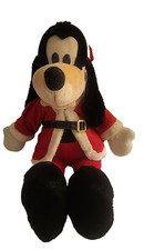 Vintage Disney Goofy Santa Plush Doll Christmas Macy's Exclusive 18  Figure