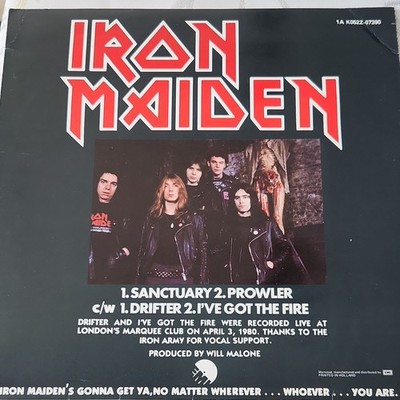 Iron Maiden Sanctuary Live EP 12