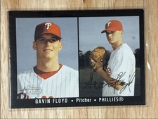 2003 Bowman Heritage Black Signature Gavin Floyd Philadelphia Phillies #165