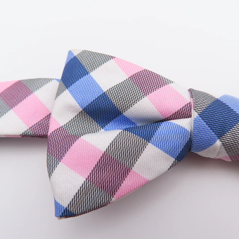 Галстук-бабочка Chaps синий розовый имбирь ширина 2 дюйма предварительно завязанный полиэстер - Изображение 2 из 4