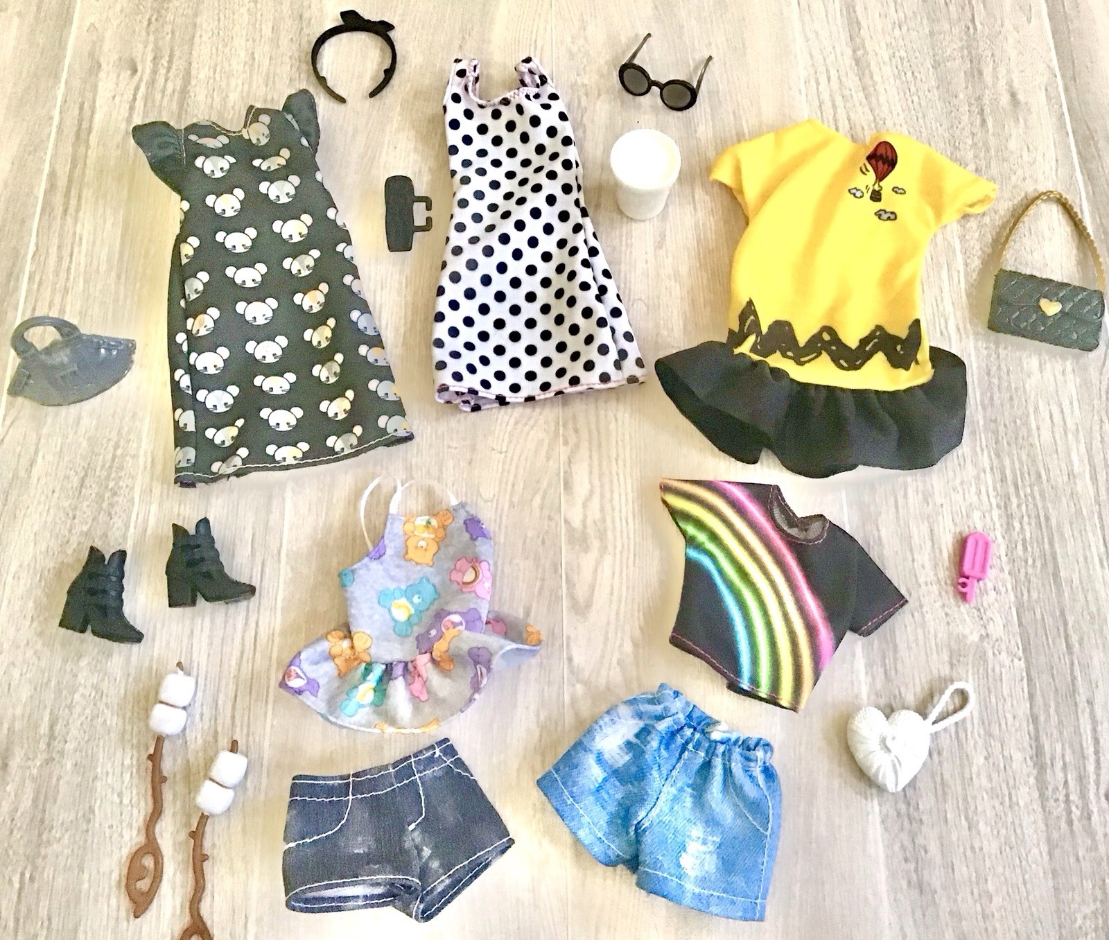 Barbie Doll Clothes & Accessories Lot Assorted Modern 2010's