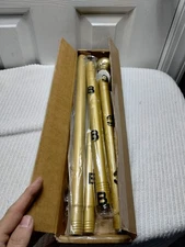 30-76 Inch Shower Curtain Rod Adjustable Tension Stainless Steel No Drill Gold