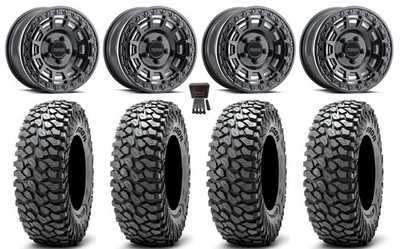 Method 415 Bdlk 15''Wheels Bk +38mm 32''RocScraper Tires UForce U10 Pro/U10 XL Pro