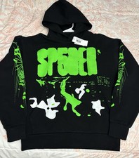 Sp5der Xray Hoodie Black and Green Size Large...