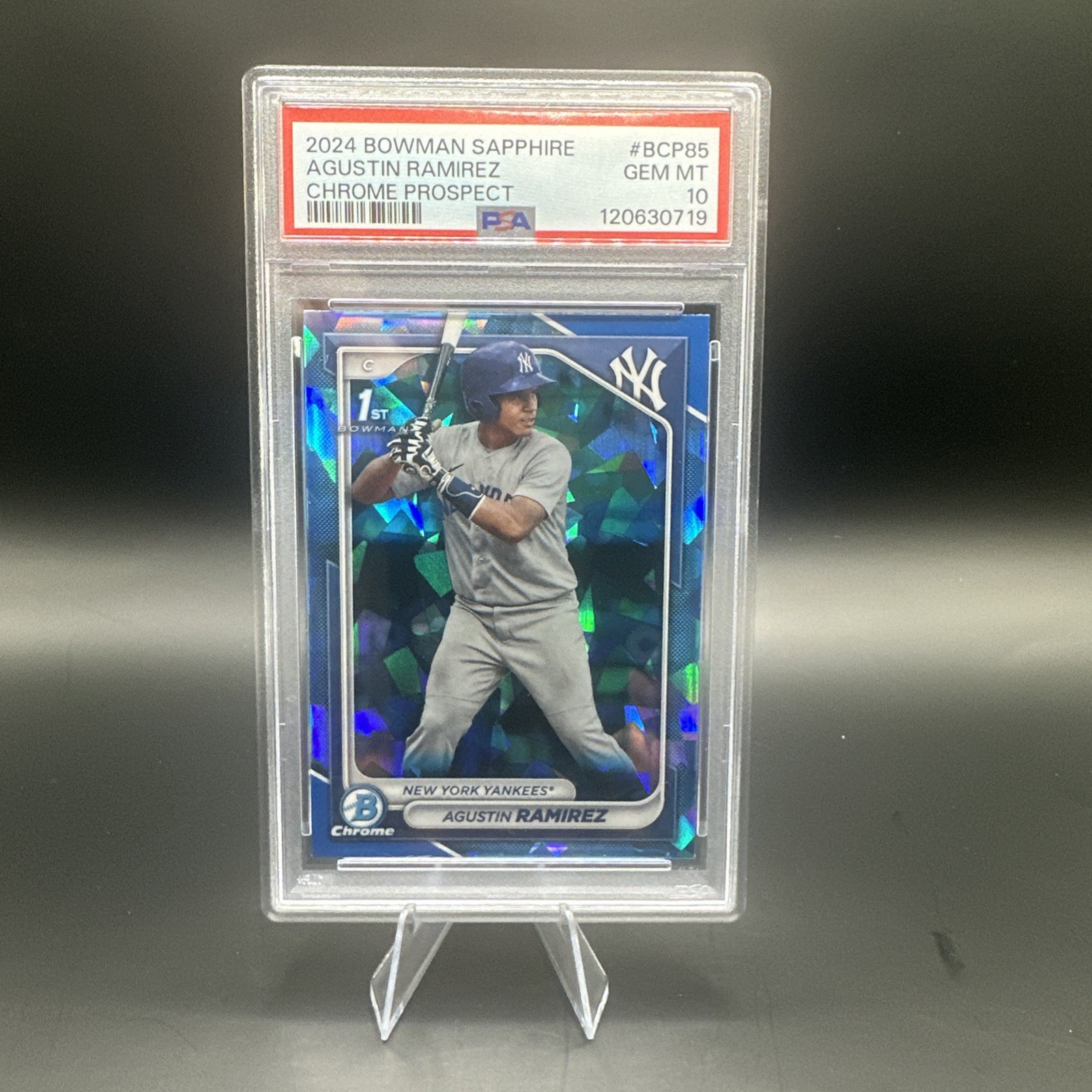 2024 Bowman Sapphire Edition - Chrome Prospects Agustin Ramirez #BCP-85 (RC)