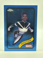 2025 Topps Chrome Marvel Photon Blue Parallel 101/299 #124