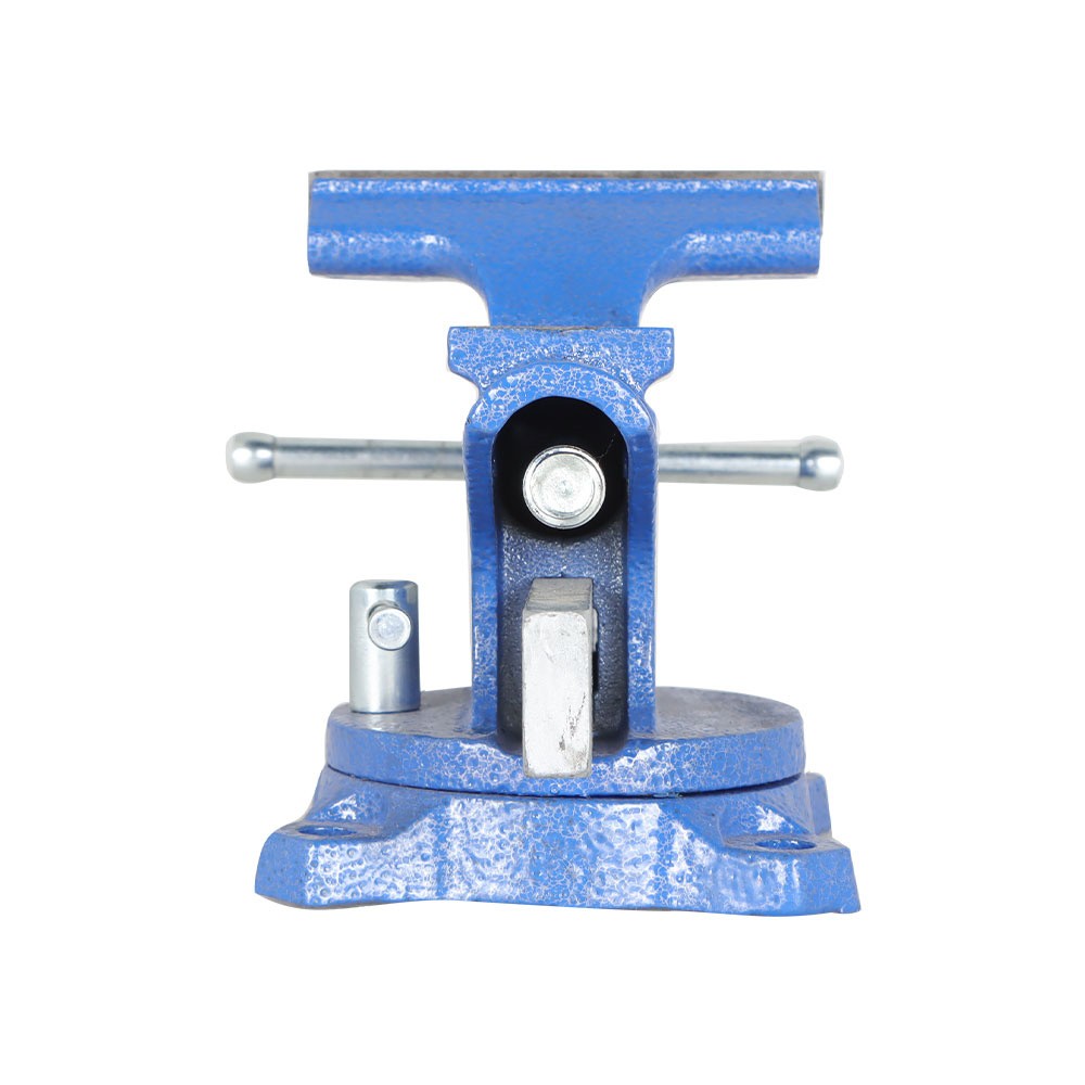 Heavy Duty 4-1/2" Bench Vise With Anvil Swivel Locking Base Table Top Clamp