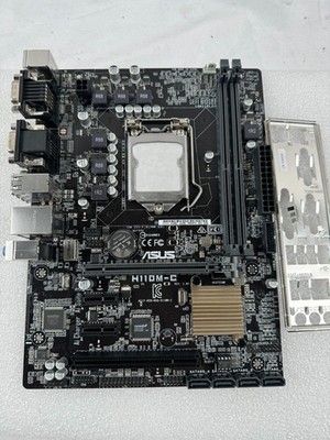Asus H110M-C LGA 1151 DDR4 SDRAM Desktop MicroATX Motherboard Tested