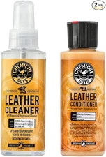 Leather Cleaner and Conditioner Complete Leather Care Kit for Use on Car In
