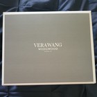 Wedgwood Set of 2 Vera Wang Sequin Saucer Crystal Champagne Glasses *New