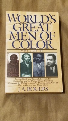 WORLD'S GREAT MEN OF COLOR, Volume II - J.A.Rogers 1996 Simon & Schuster  VG