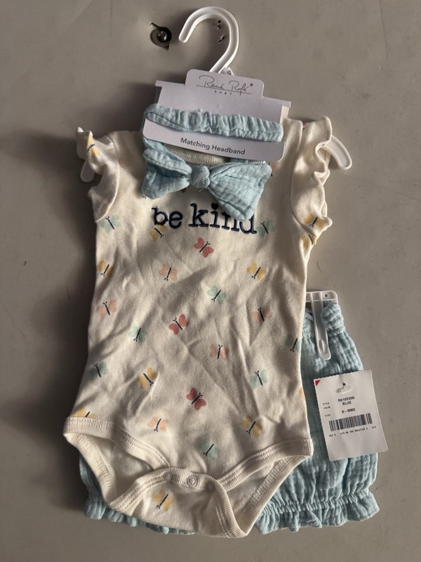NWT Baby Girl Clothing Lot René Rofé & Little Beginnings 3-6M