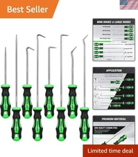 8-Piece Mini Hook and Pick Set, 4PCS 8.6'' & 4PCS 5.7'' Precision Automotive ...