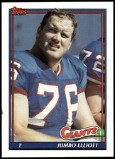 1991 Topps #13 Jumbo Elliott