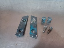 1990-2005 Mazda Mx-5 Miata Oem Chrome Frankenstein Striker Bolts Plate Painted 1990-2005 Mazda Mx-5 Miata Oem Chrome Frankenstein Striker Bolts Plate Painted