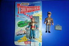VINTAGE 1992 MATCHBOX THUNDERBIRDS CARDED THE HOOD + LOOSE PARKER WITH TOOL CASE