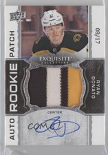 2018-19 Upper Deck The Cup Rookie 8/17 Ryan Donato #EC-DO Patch Auto 1e15
