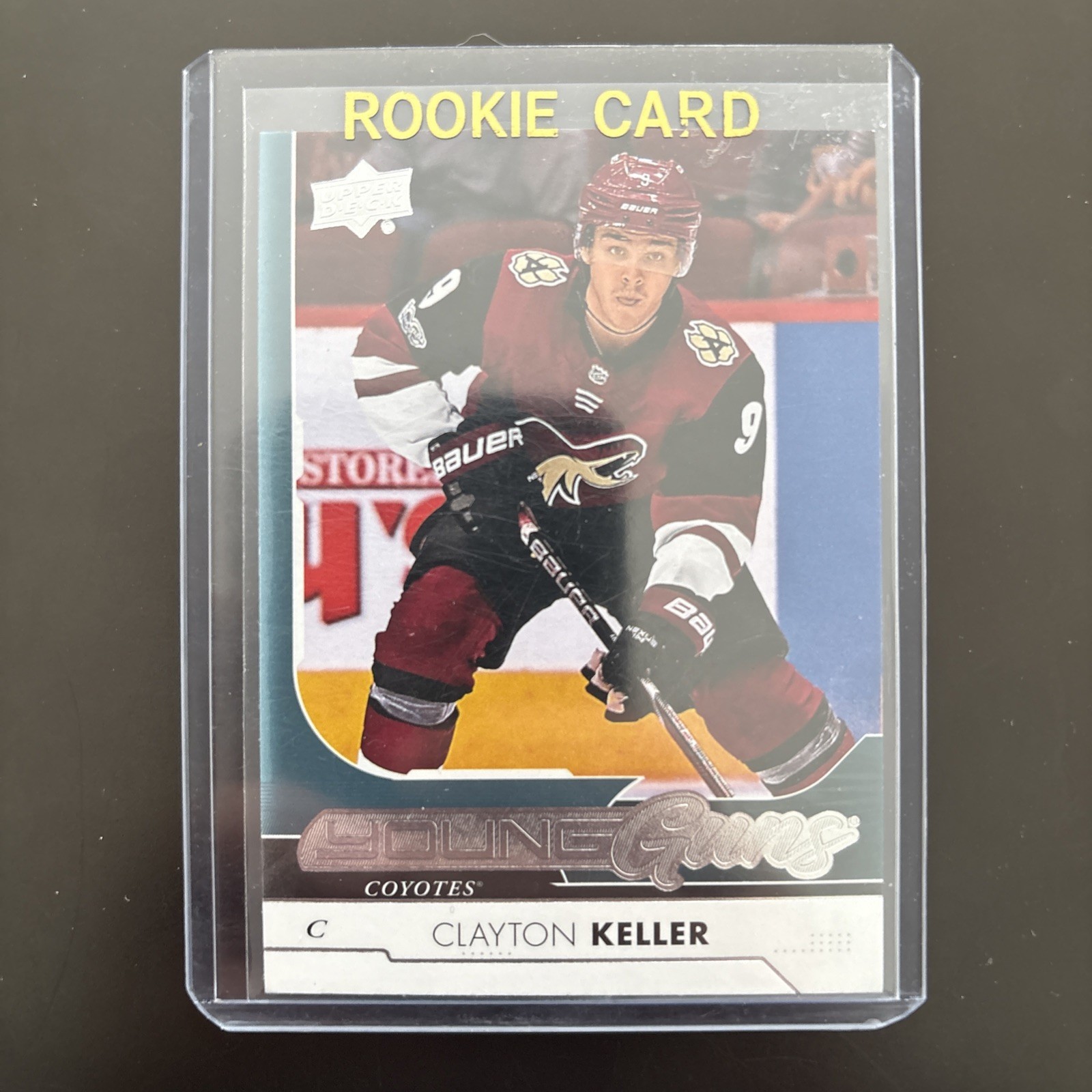 2017-18 UPPER DECK SERIES 2 YOUNG GUNS CLAYTON KELLER #477 UTAH MAMMOTH 