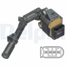 Z&uuml;ndspule DELPHI GN10690-12B1 f&uuml;r W246 W205 W176 MERCEDES X253 CLA GLC SLK W213