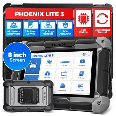 2026 TOPDON Phoenix Lite3 PRO+ ECU KEY Coding Scanner Car Diagnostic Tool ULTRA