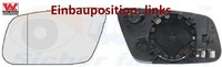 VAN Wezel 0317837 Spiegelglas FüR AußEnspiegel Links FüR Audi