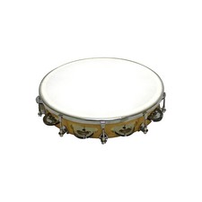 Rhythm Band Tunable Tambourine 9 Pair Jingles Rb930Fj