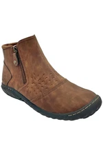 JBU Paulina Water-Resistant Ankle Bootie Brown