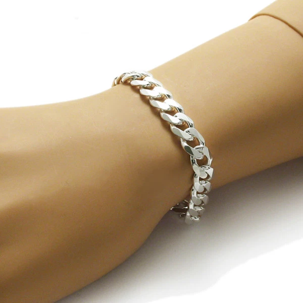 9mm sterling silver sale cuban link chain