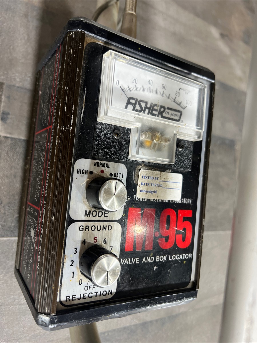 Fisher M-Scope Model M-95 Valve & Box Locator Metal Detector. Used Surplus | eBay Fisher M-Scope Model M-95 Valve & Box Locator Metal Detector. Used Surplus | eBay