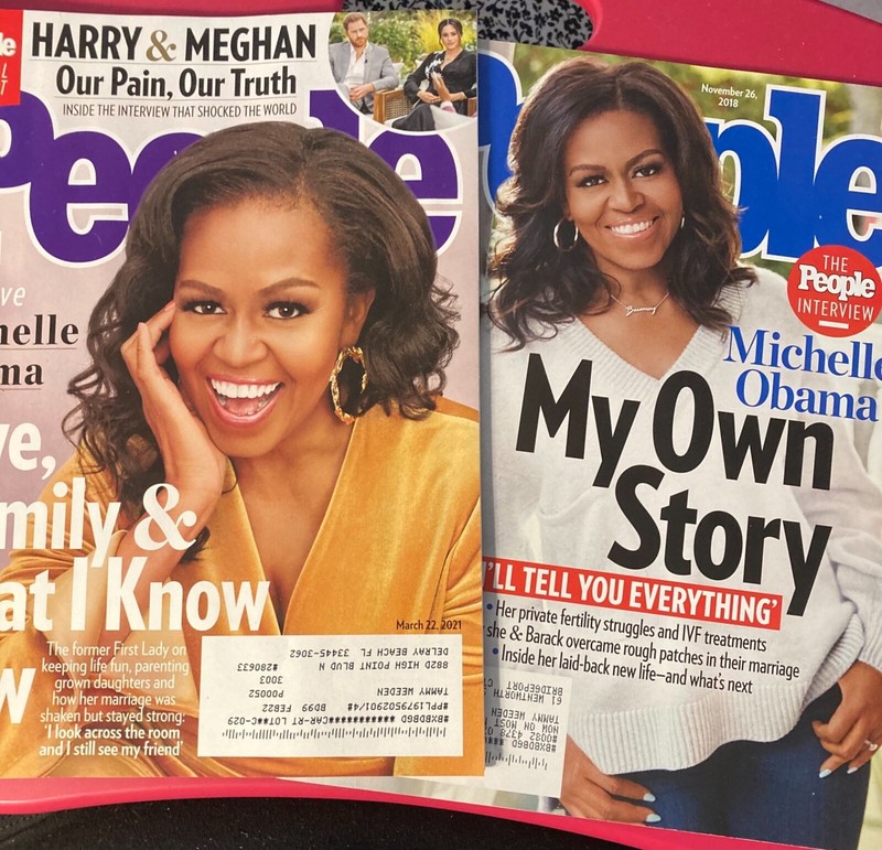 Obamas!/THREE People magazines-11/2018-3/2021-12/7/20