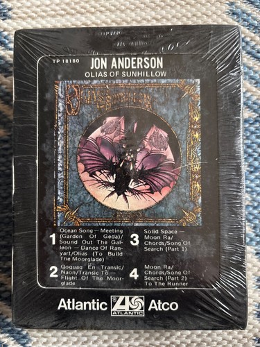 JON ANDERSON Olias Of Sunhillow TP18180 8 Track Tape FACTORY SEALED