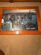 Picture of the original Twin towers  lower Manhattan before the terrible attack