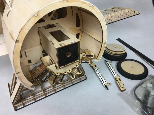 Fokker DR 1 Dancing Wings 1.54M Wingspan Balsa Aircraft Kit Only - NO ELECTRICS - Picture 20 of 24