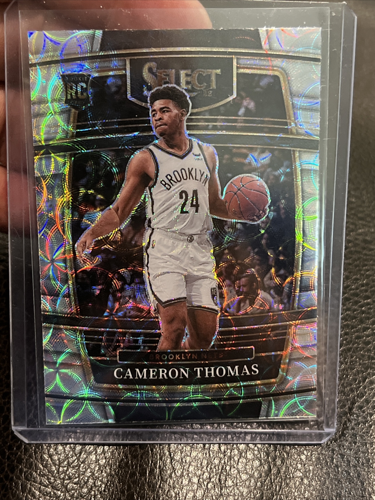 2021-22 Panini Select Concourse Scope Prizm Cameron Thomas #21 Rookie RC