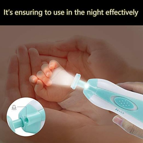 Safe-Electric-Baby-Nail-Clippers-Trimmer-Kit-Kid-Adult-Toes-Fingernails-Polisher