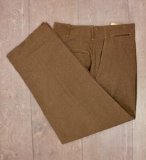 VTG Men's 40s Post WWII Wool US Army Uniform Pants Sz 34x31 1940s