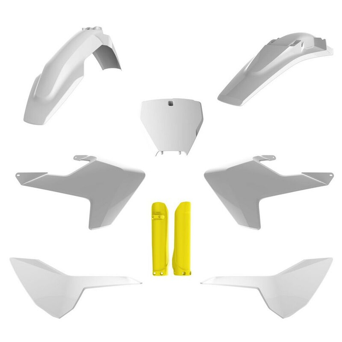 Plaque avant Husqvarna TC FC 125 250 350 450 protections fourche moto