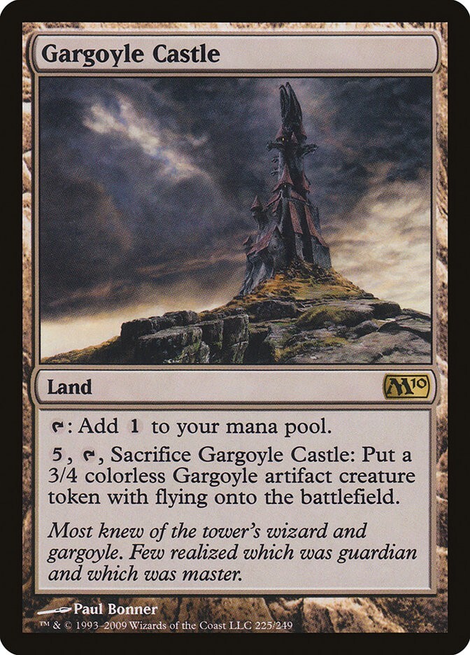 Gargoyle Castle 225 R Magic 2010 (M10) MTG