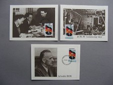 MONTSERRAT, 3x 1st-day card 1998, Konrad Adenauer Germany