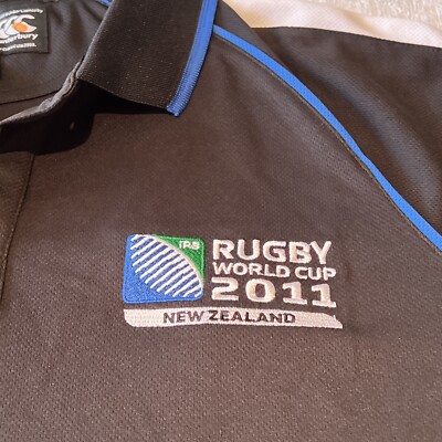 Canterbury Rugby World Cup 2011 New Zealand Jersey XL Shirt Black
