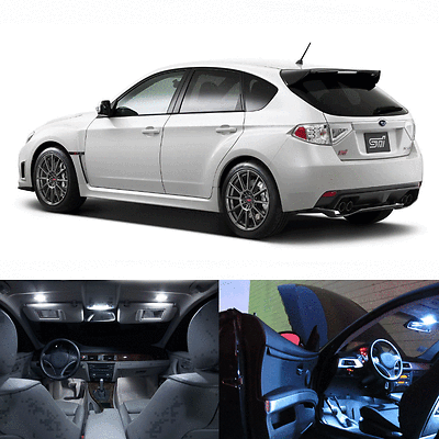 Led White Lights Interior License Package Kit For Subaru Wrx