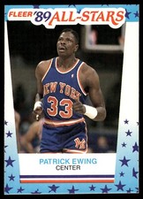 1989 Fleer #7 Patrick Ewing Stickers