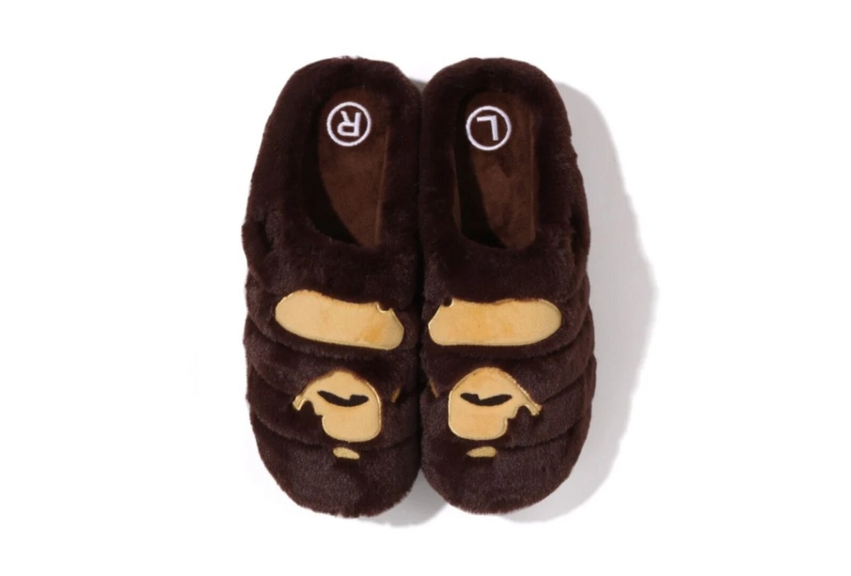靴 BAPE x SUBU APE HEAD PUFFER SANDALS XL BAPE x SUBU] APE HEAD PUFFER SANDALS Brown,Men,A BATHING APE | eBay