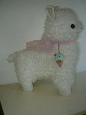 AMUSE AlPacasso Plush WHITE Cream Llama Alpaca Stuffed Animal Toy 21