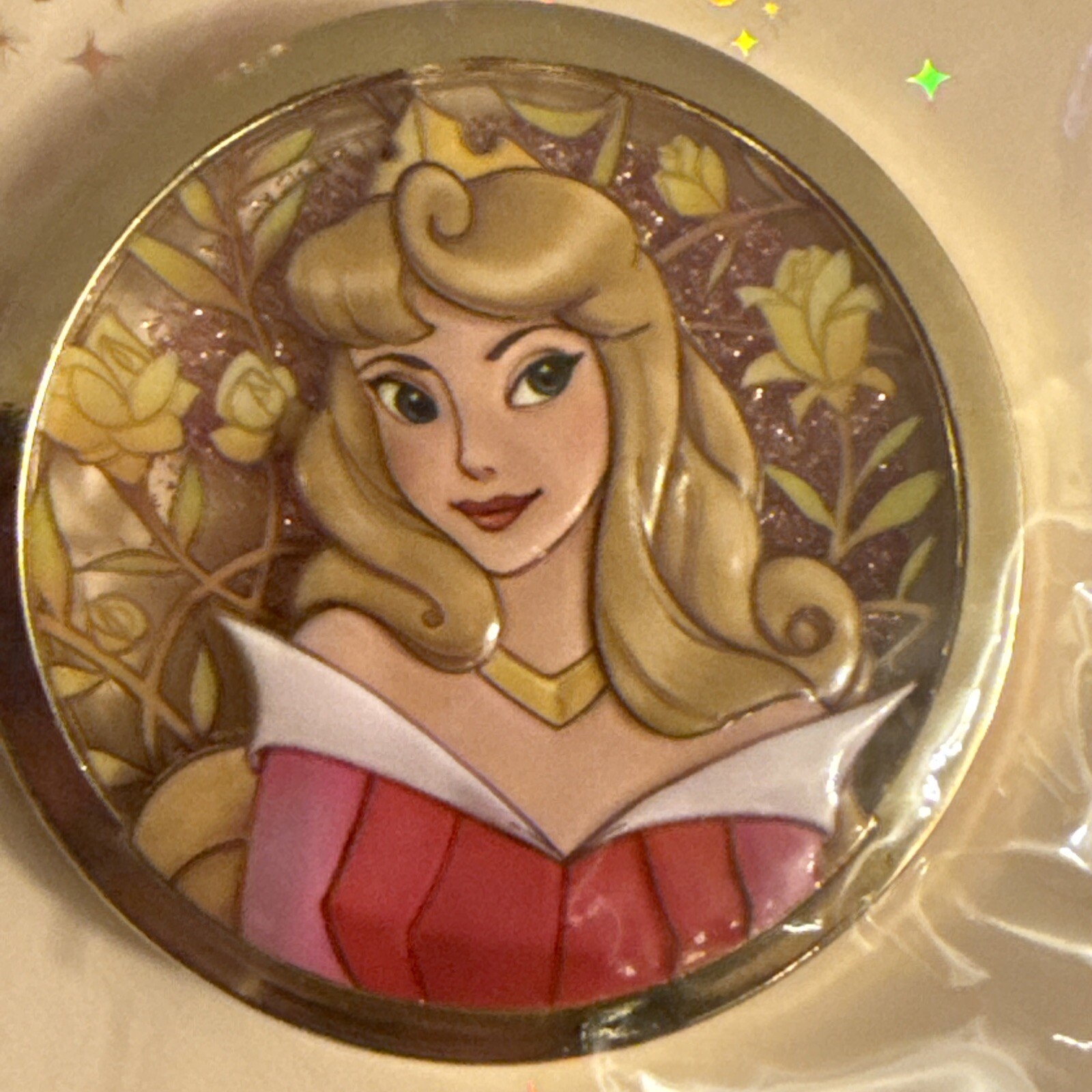 Disney D23 Expo 2024 Aurora Princess LE 400 Glitter Pin WDI MOG Mickeys Glendale