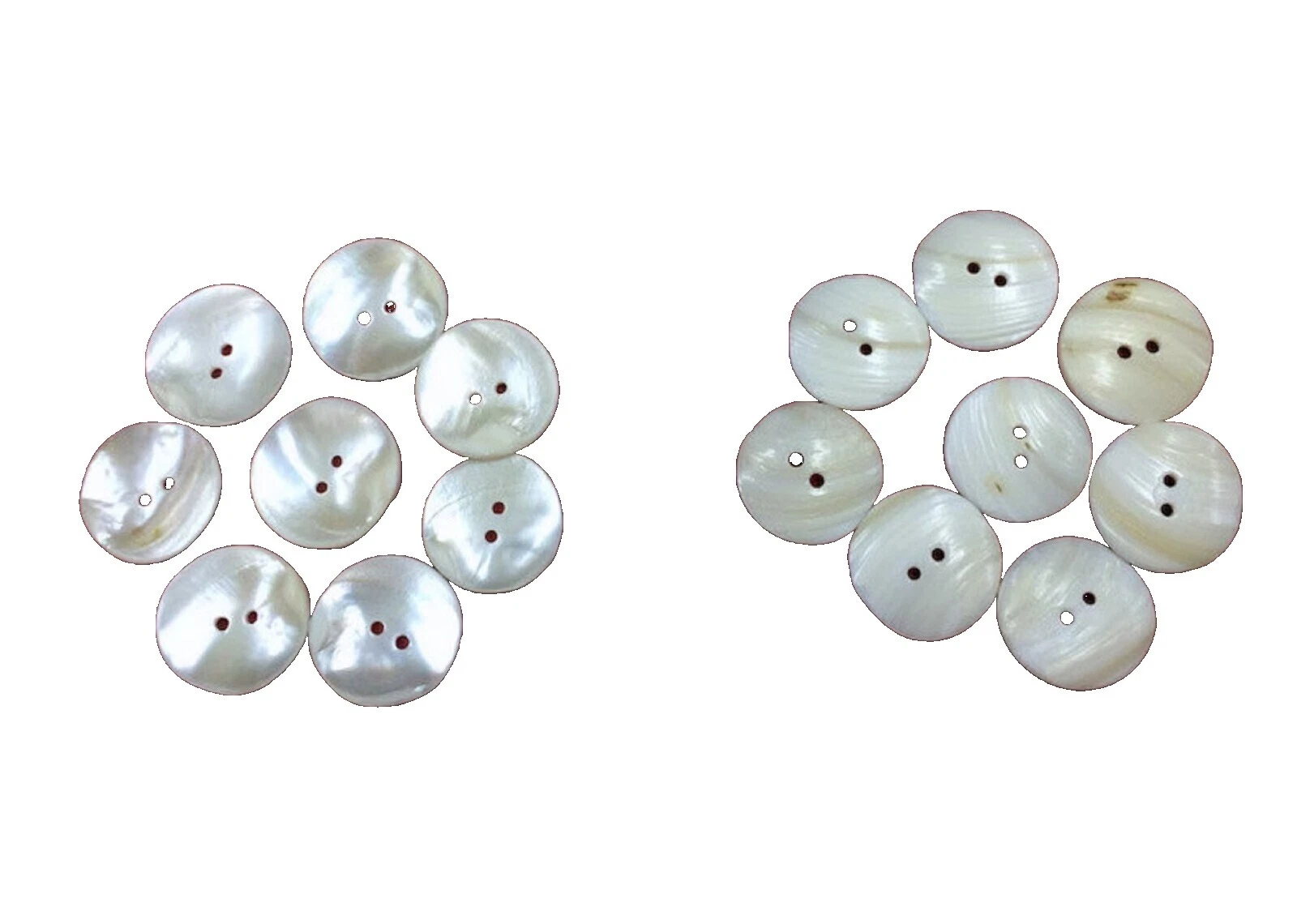 Shell Shirts & Blouses 2-Hole Flat Button Sewing Buttons