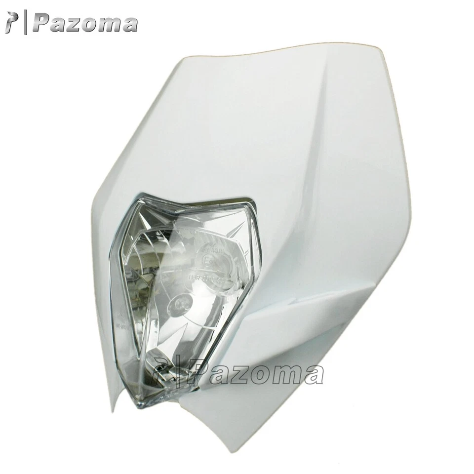 Conjunto de faros de moto todoterreno universal para Honda CRF100F 250R Foto 4 de 4