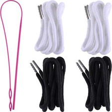 Drawstring Cords Replacement w/ Easy Threader for Sweatpants Shorts Pants Coats