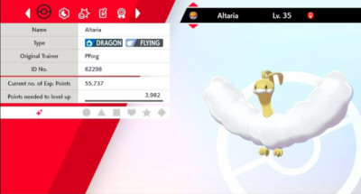 Pokemon Schwert & Schild Shiny Altaria 6IV Max EVs